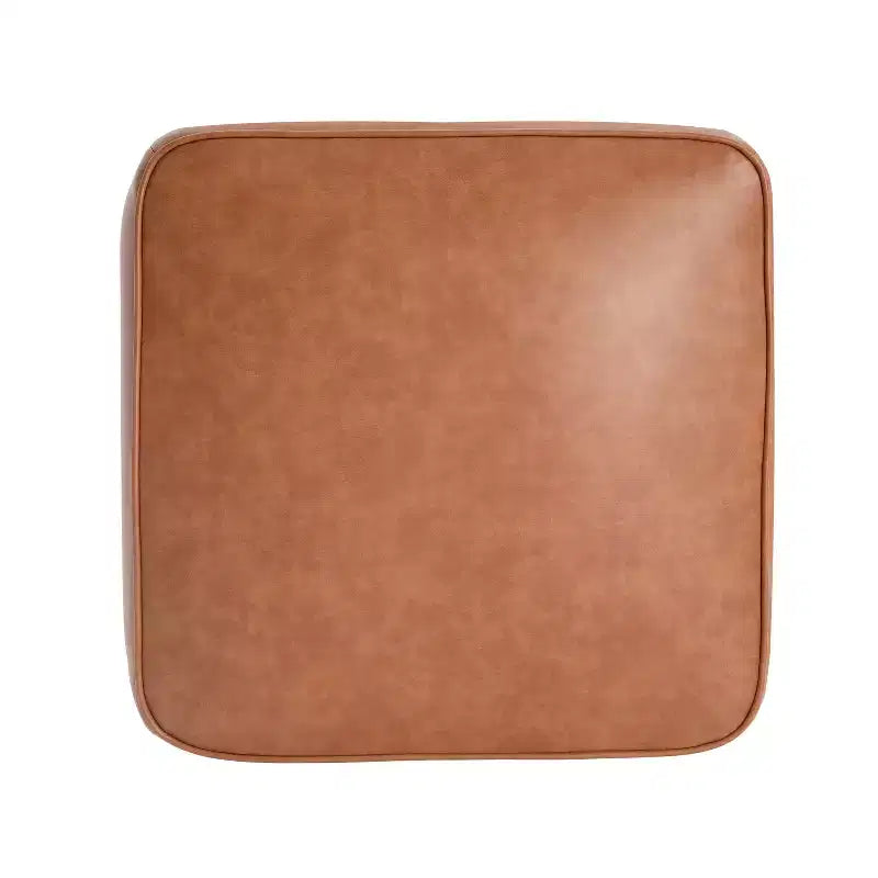 Pouf carré d'appoint moderne rembourré