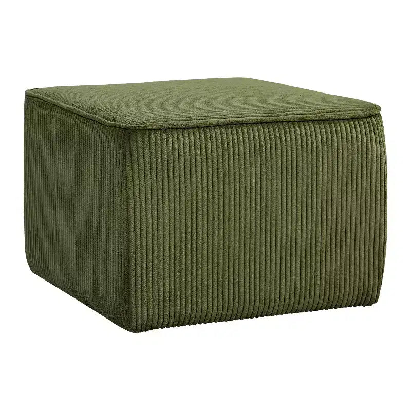 Pouf carré d'appoint moderne rembourré