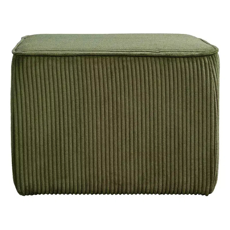 Pouf carré d'appoint moderne rembourré