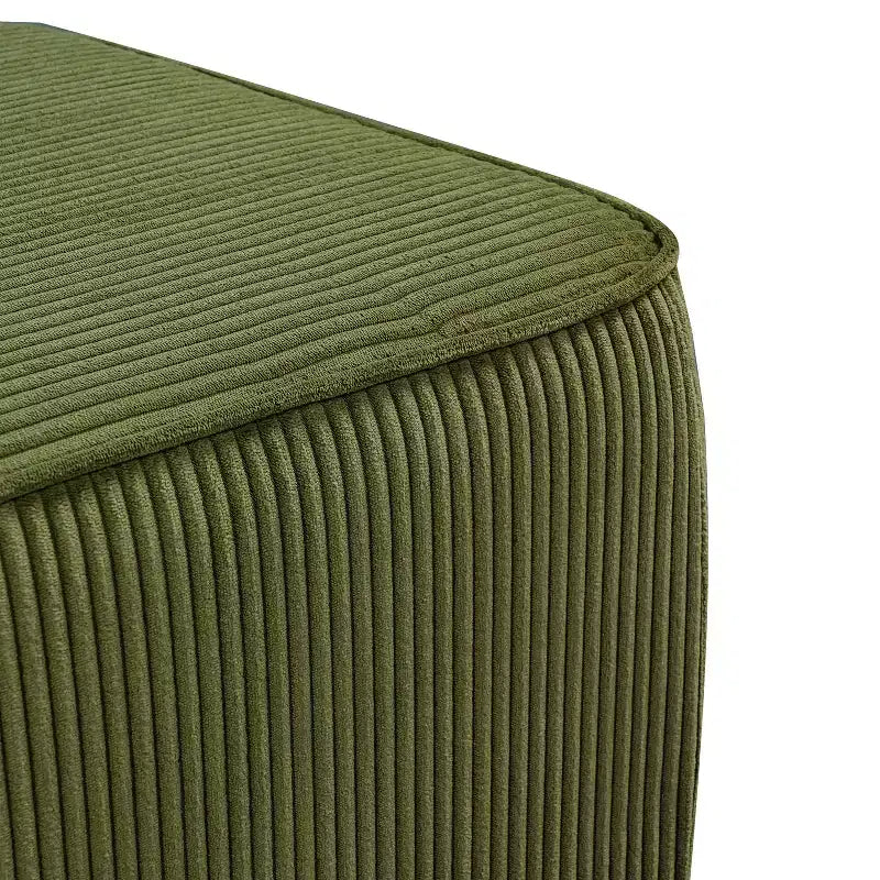 Pouf carré d'appoint moderne rembourré