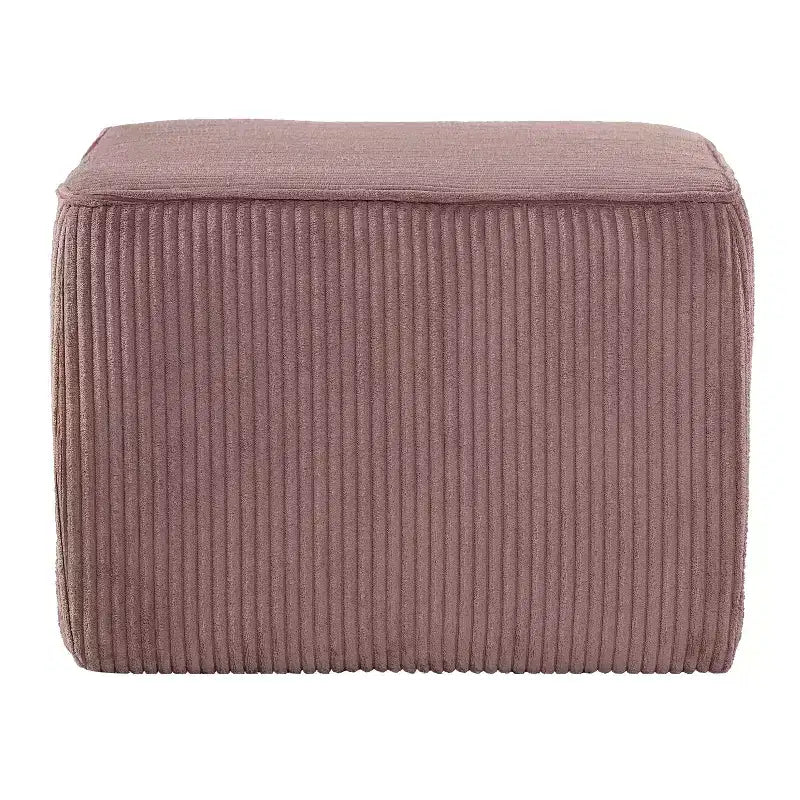 Pouf carré d'appoint moderne rembourré