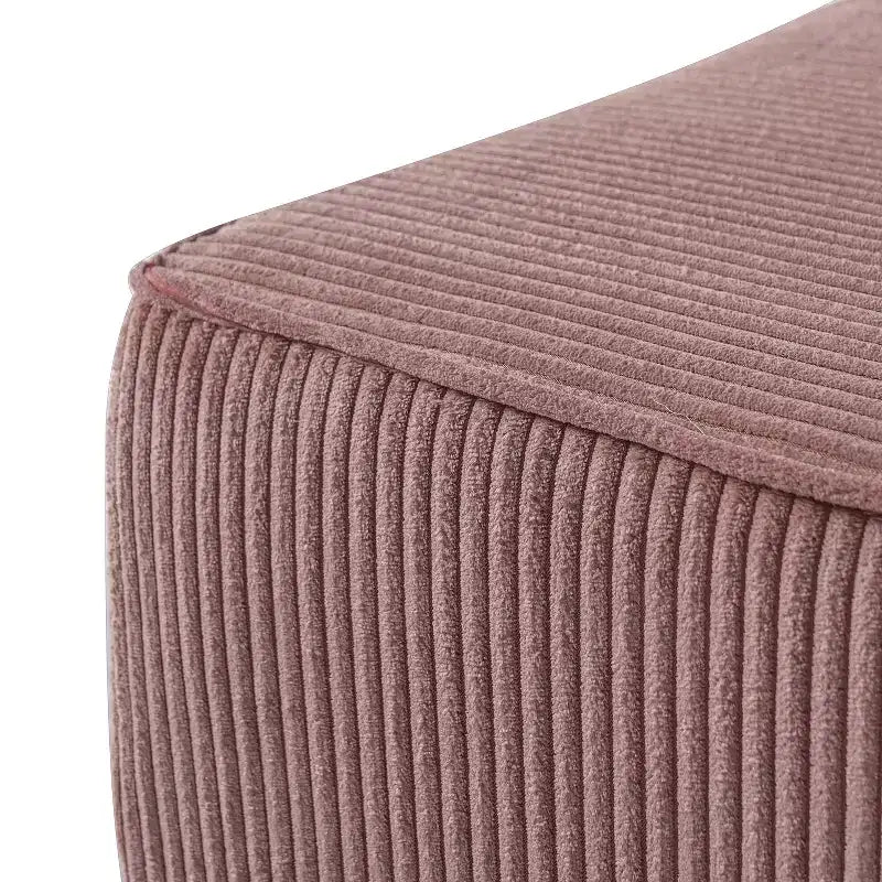 Pouf carré d'appoint moderne rembourré