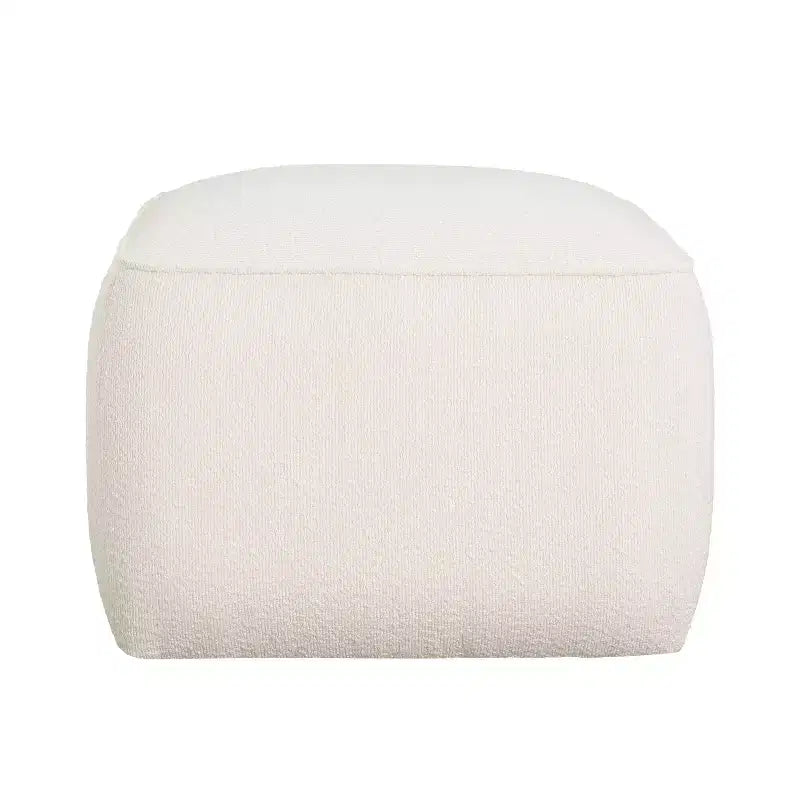 Pouf carré d'appoint moderne rembourré