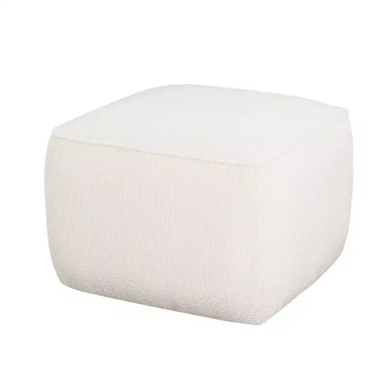 Pouf carré d'appoint moderne rembourré