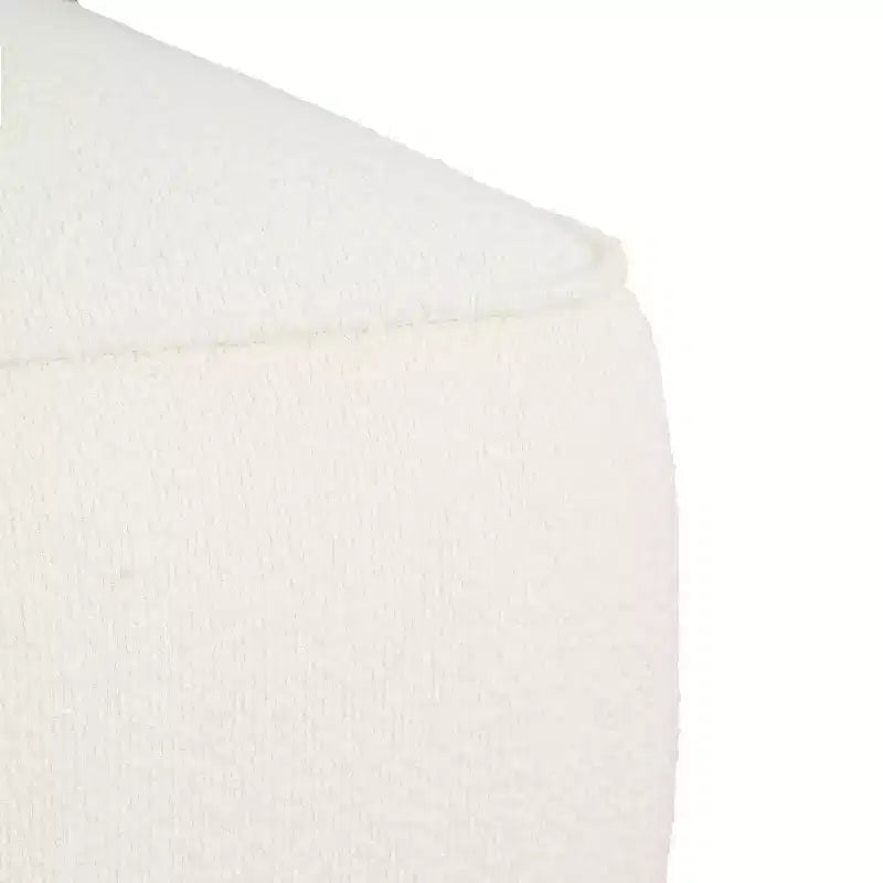 Pouf carré d'appoint moderne rembourré