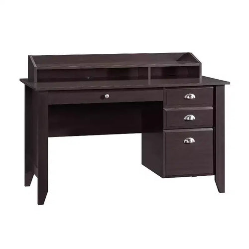 HomeStock 36.26 in.H Black Color Wood Computer Desks with All Purpose Drawer