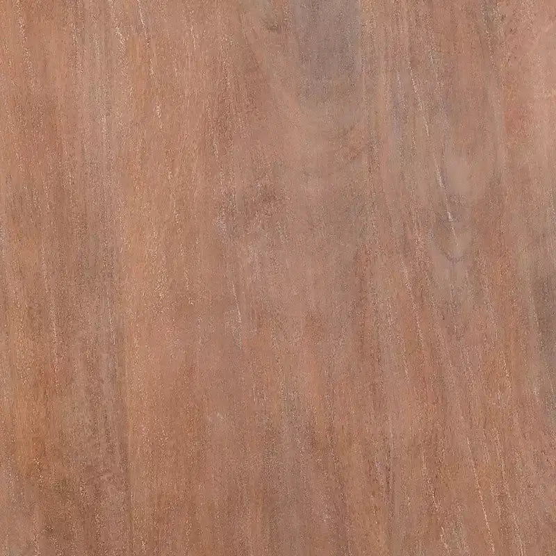 Table basse en bois en forme de tambour de 90 cm avec base à lattes