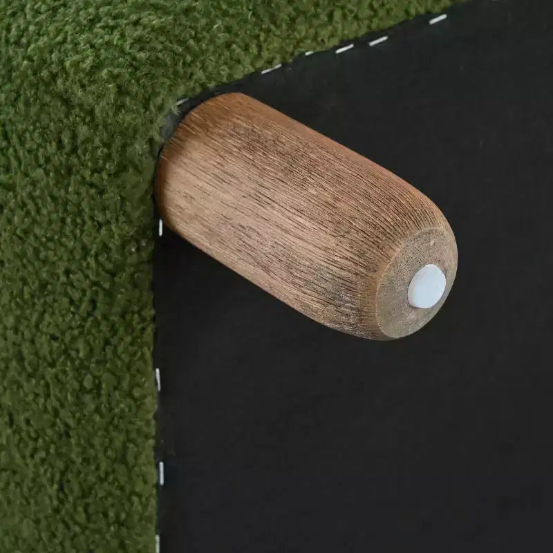 Banc pouf rembourré confortable avec pieds en bois, repose-pieds rectangulaire extra long pour chambre à coucher, entrée, couloir
