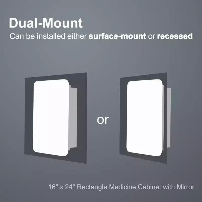 Miroir-armoire rectangulaire arrondi en fer forgé doré