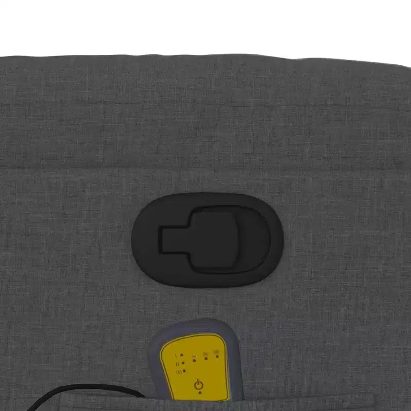 Fauteuil inclinable de massage gris foncé