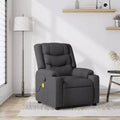 Fauteuil inclinable de massage gris foncé
