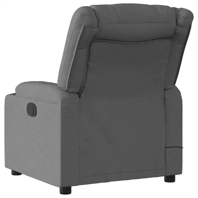 Fauteuil inclinable de massage gris foncé
