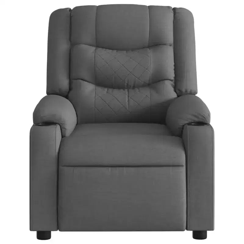 Fauteuil inclinable de massage gris foncé