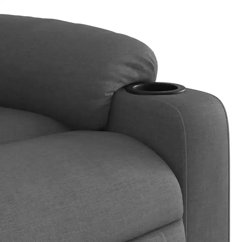 Fauteuil inclinable de massage gris foncé
