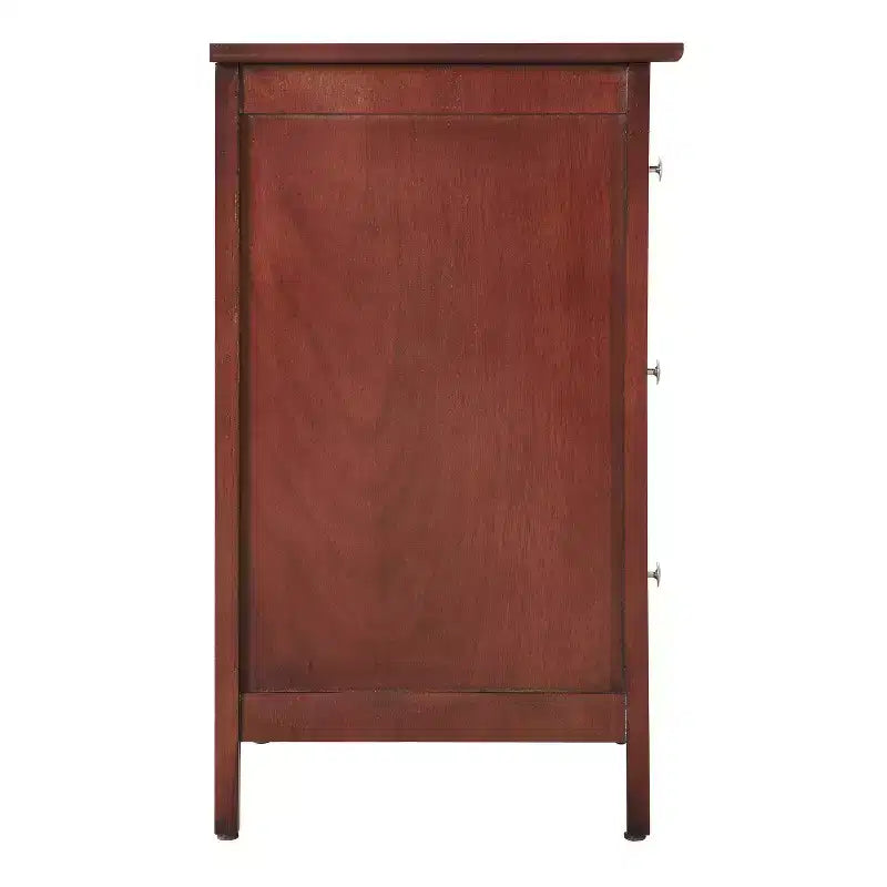 Table de chevet 63,5H x 48,26L x 38,1P, 3 tiroirs, rangement compact