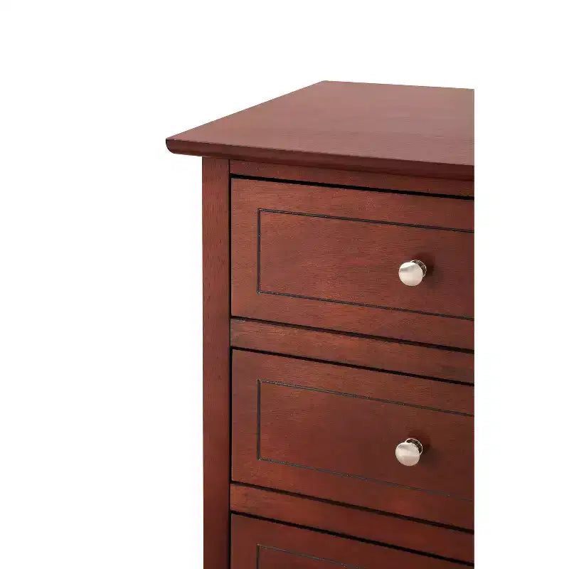 Table de chevet 63,5H x 48,26L x 38,1P, 3 tiroirs, rangement compact