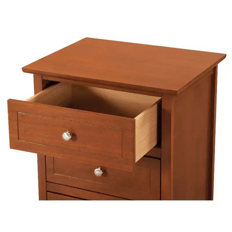 Table de chevet 63,5H x 48,26L x 38,1P, 3 tiroirs, rangement compact