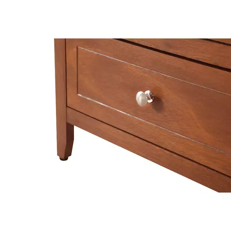 Table de chevet 63,5H x 48,26L x 38,1P, 3 tiroirs, rangement compact