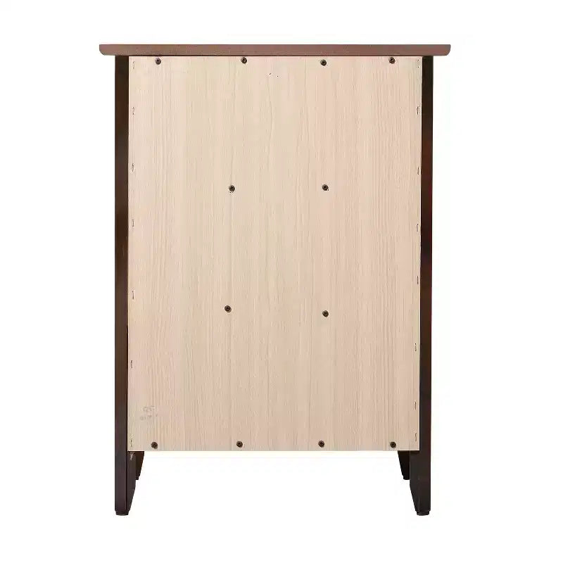 Table de chevet 63,5H x 48,26L x 38,1P, 3 tiroirs, rangement compact