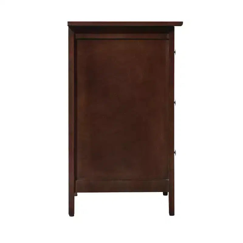 Table de chevet 63,5H x 48,26L x 38,1P, 3 tiroirs, rangement compact