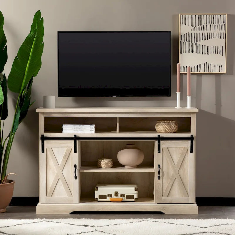 Middlebrook 52-inch Highboy Sliding Barn Door TV Stand