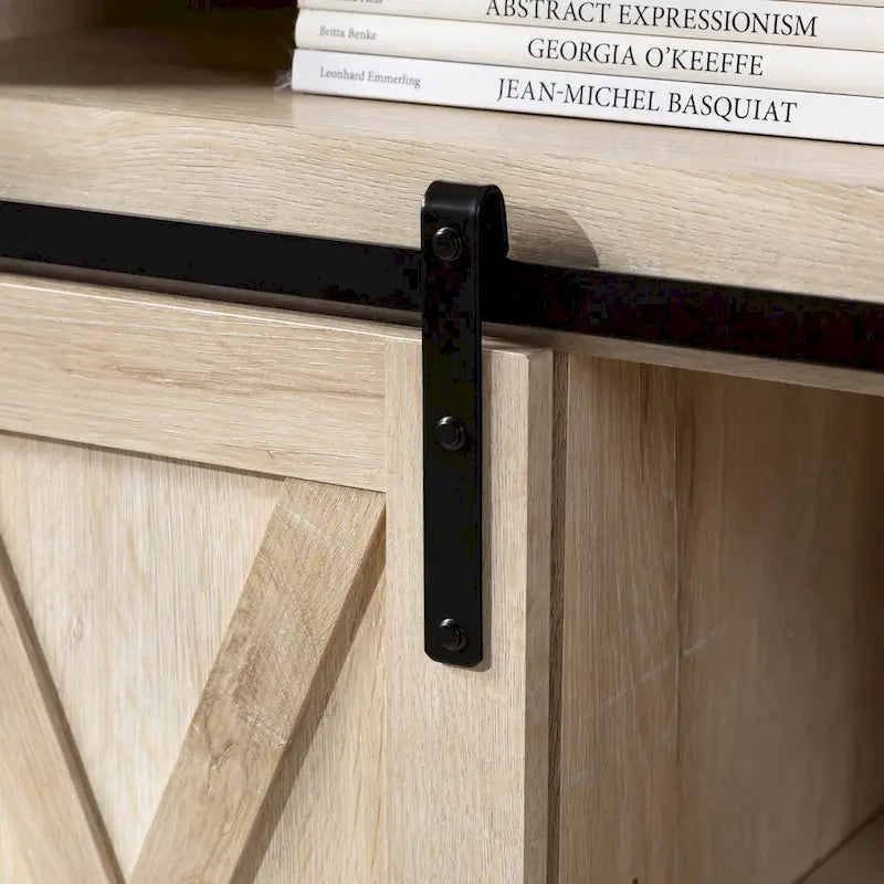 Middlebrook 52-inch Highboy Sliding Barn Door TV Stand