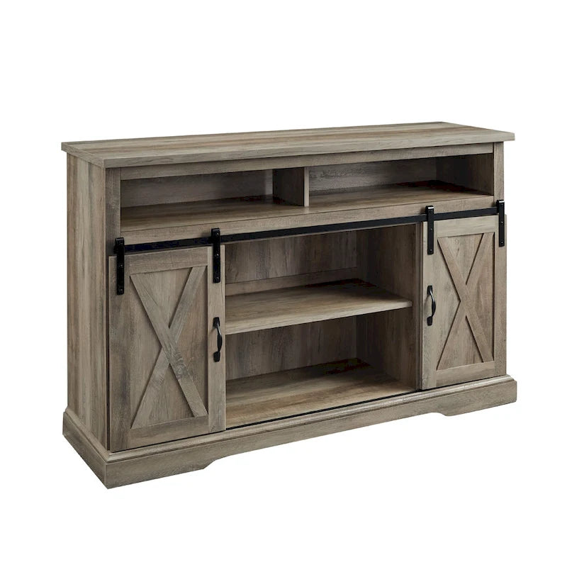 Middlebrook 52-inch Highboy Sliding Barn Door TV Stand