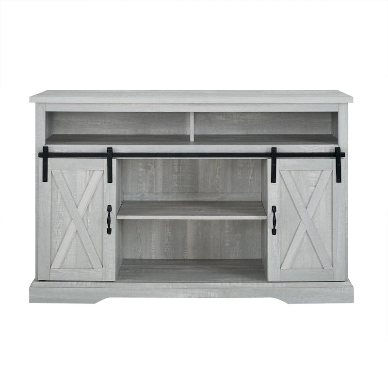 Middlebrook 52-inch Highboy Sliding Barn Door TV Stand