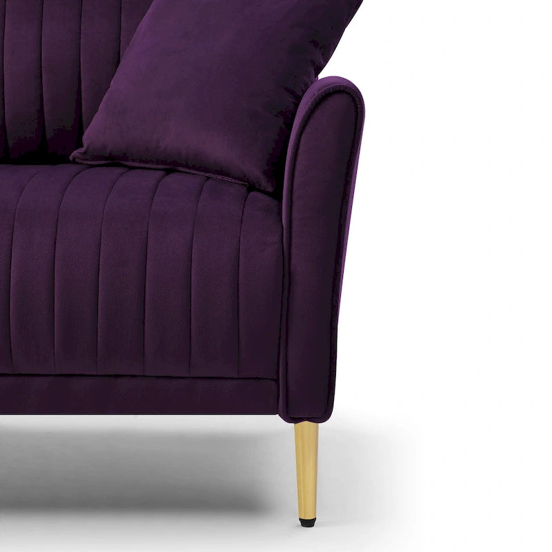 Velvet Accent Chair Living Room Chair Set of 2