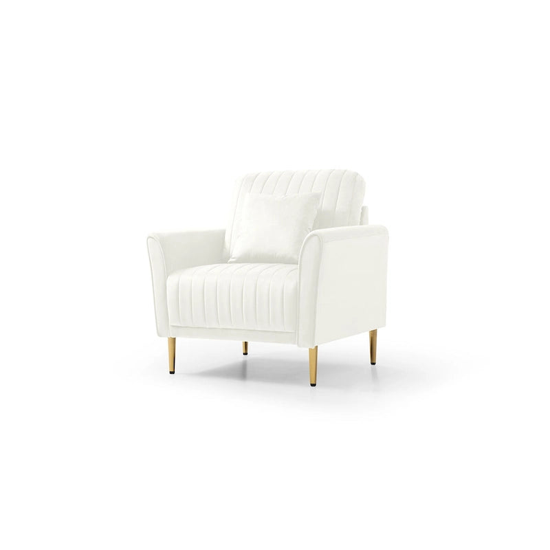 Velvet Accent Chair Living Room Chair Set of 2
