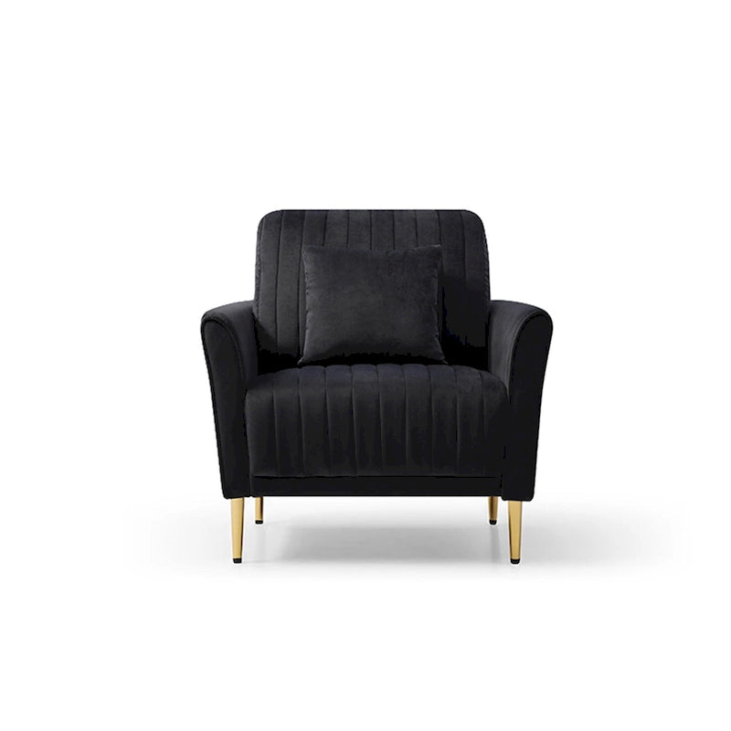 Velvet Accent Chair Living Room Chair Set of 2