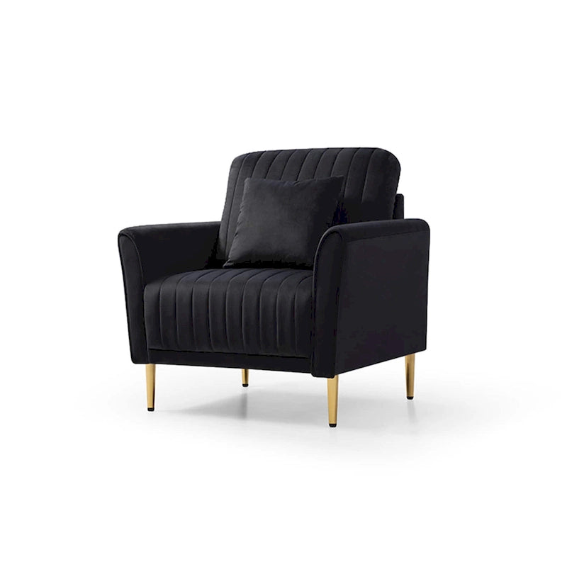 Velvet Accent Chair Living Room Chair Set of 2