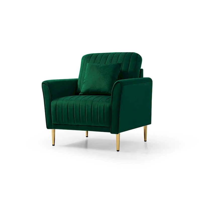 Velvet Accent Chair Living Room Chair Set of 2