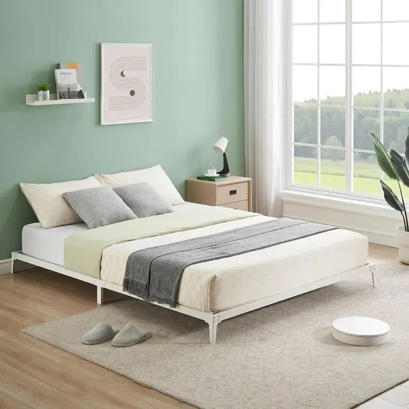 Metal Bed Frame, Low Platform Bed Frames
