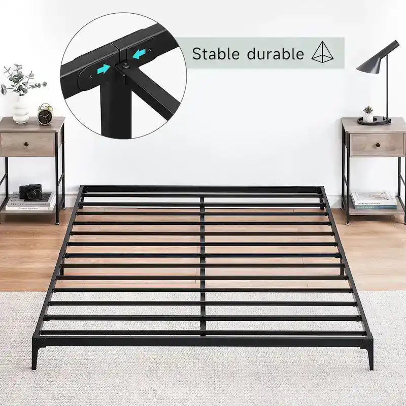 Metal Bed Frame, Low Platform Bed Frames