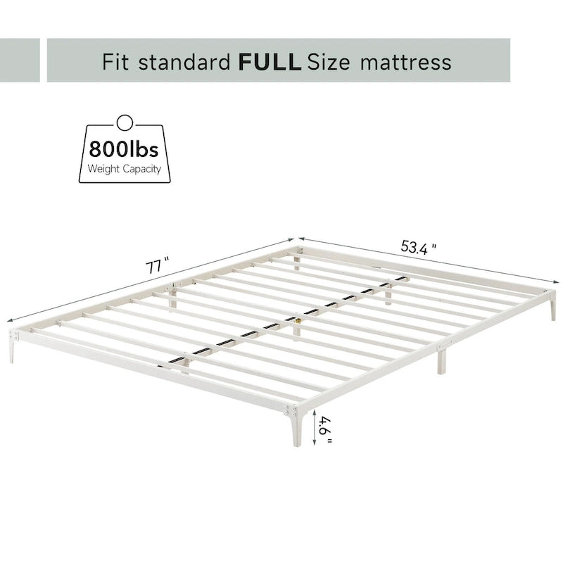 Metal Bed Frame, Low Platform Bed Frames