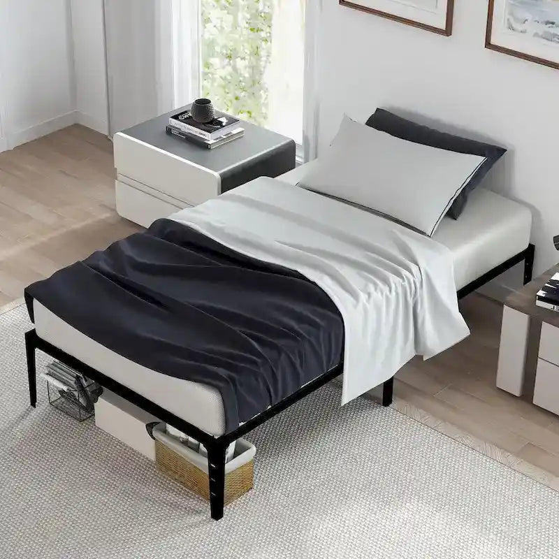 Metal Bed Frame, Low Platform Bed Frames