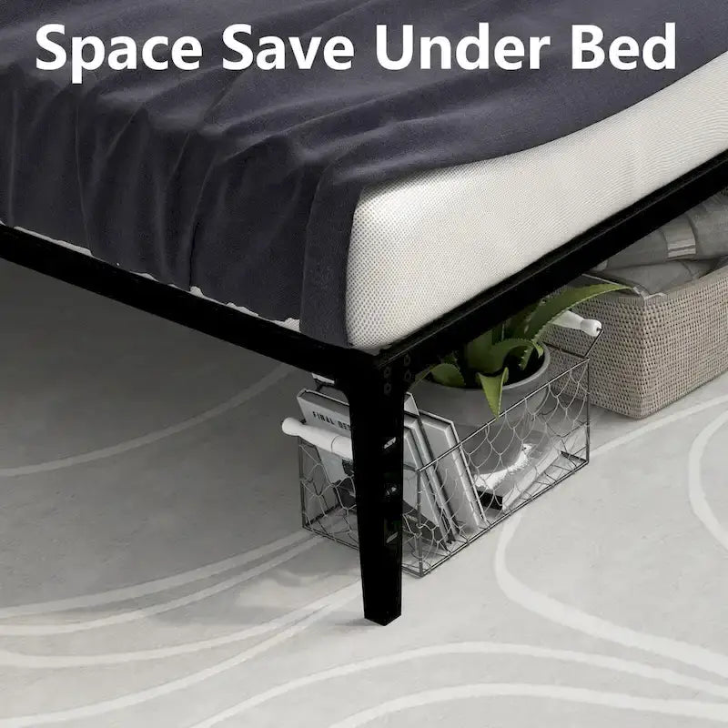 Metal Bed Frame, Low Platform Bed Frames