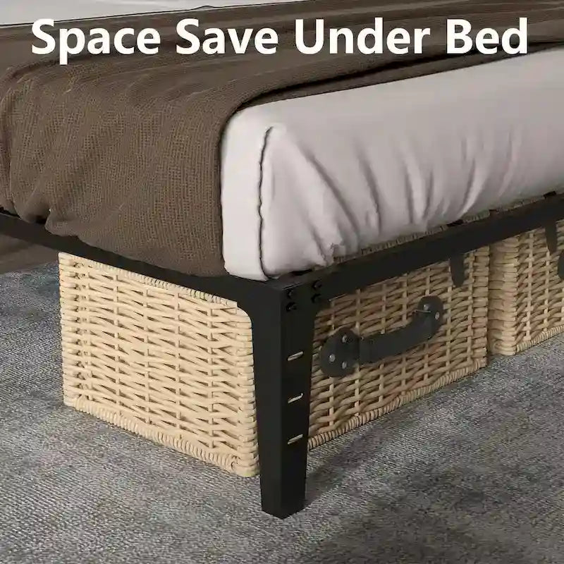 Metal Bed Frame, Low Platform Bed Frames