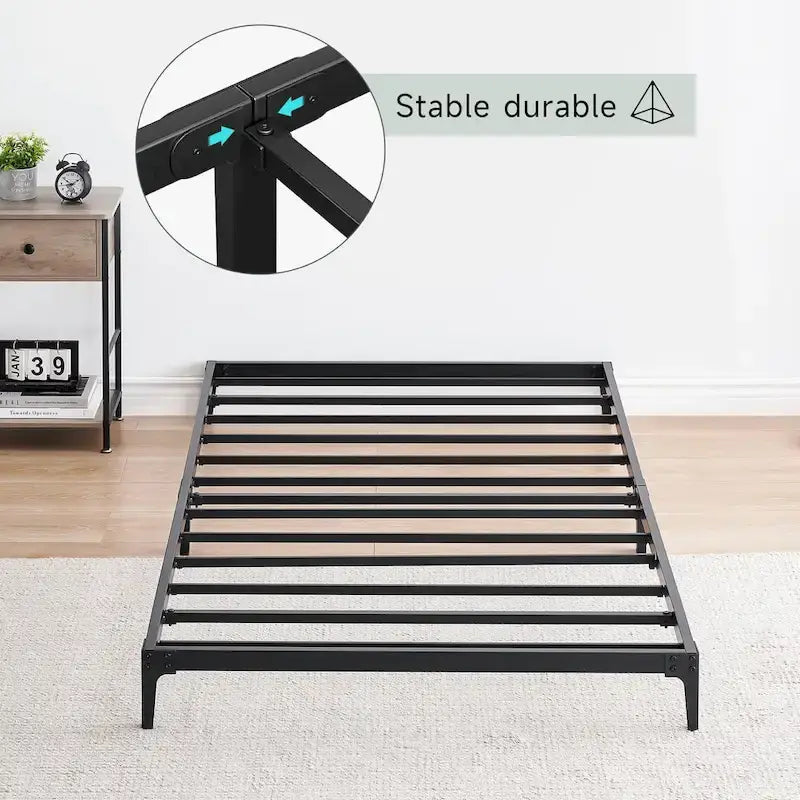 Metal Bed Frame, Low Platform Bed Frames