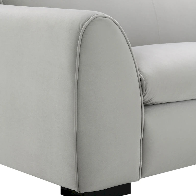 Furniture of America Corwin Modern Bench Style Sofa with OEKO TEX Certified Fabric