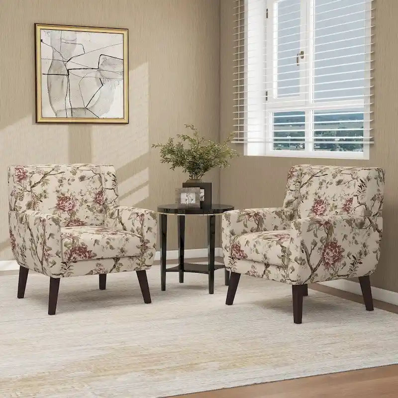Modern Accent Armchair Comfy Accent Chair For Living Room/Bedroom