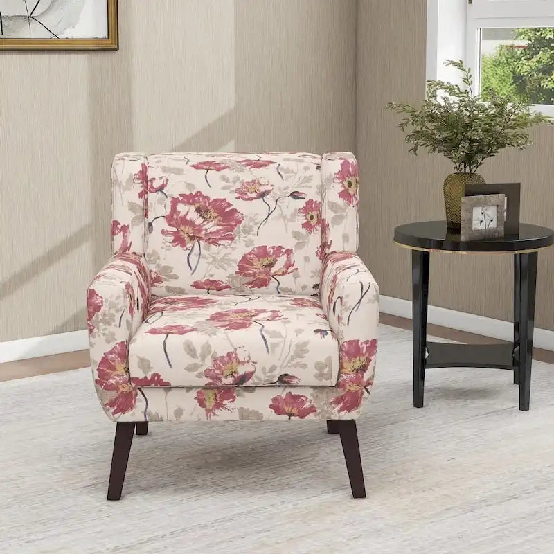 Modern Accent Armchair Comfy Accent Chair For Living Room/Bedroom