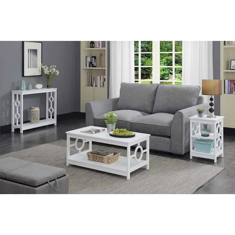 Convenience Concepts Ring Console Table with Shelf