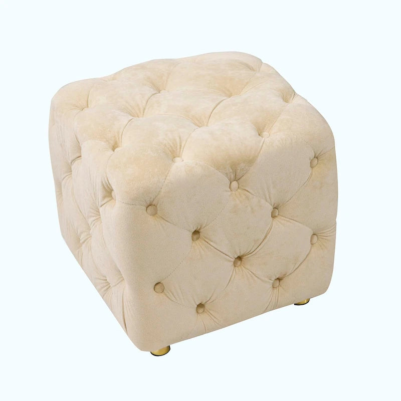 Soft Foot Stool,Dressing Makeup Chair,Upholstered Ottoman