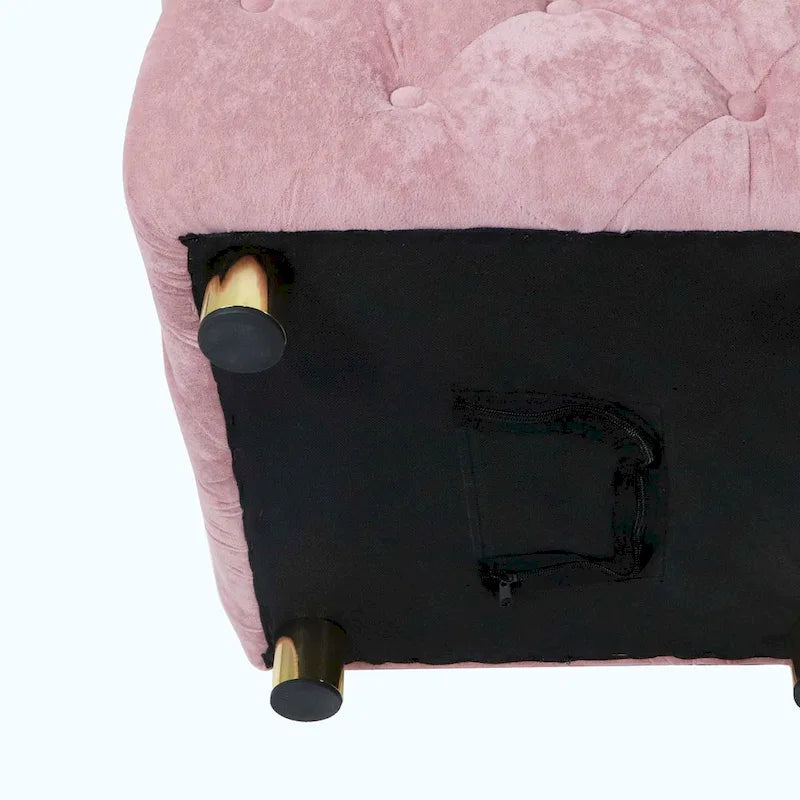 Soft Foot Stool,Dressing Makeup Chair,Upholstered Ottoman