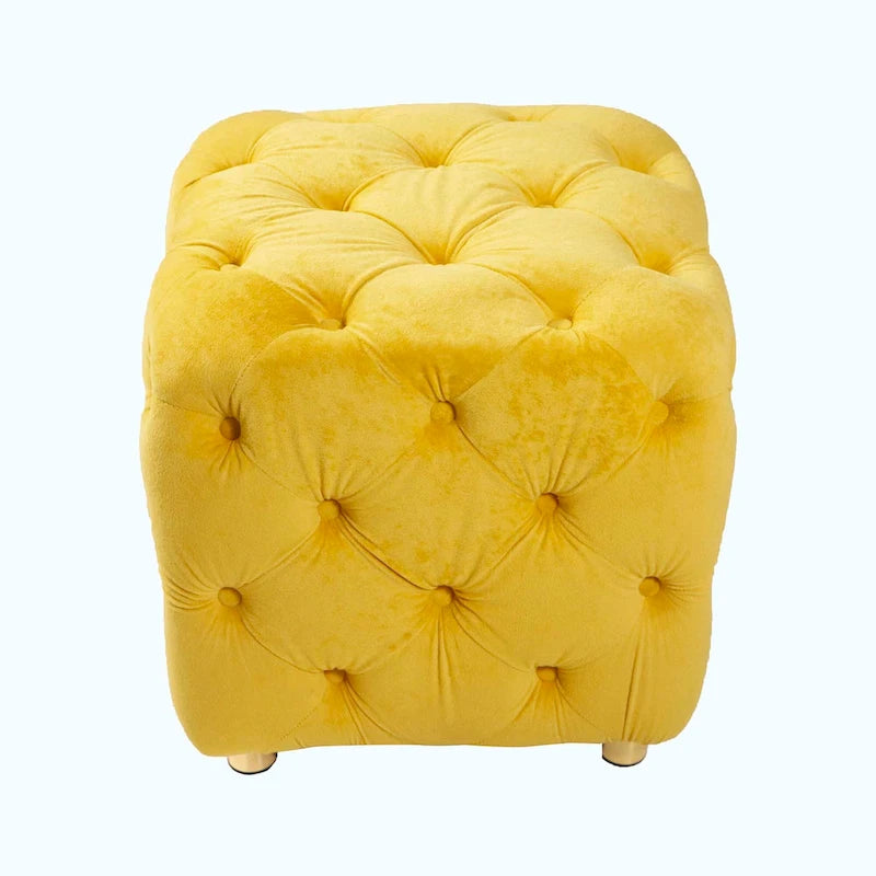 Soft Foot Stool,Dressing Makeup Chair,Upholstered Ottoman