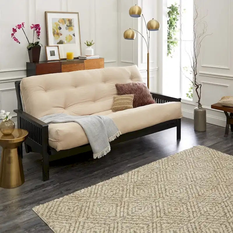 Twin Size Ivory Futon Mattress