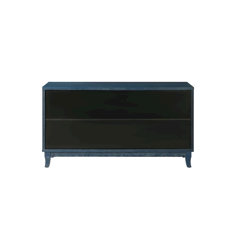 Accent Storage Cabinet With 4 Rattan Doors