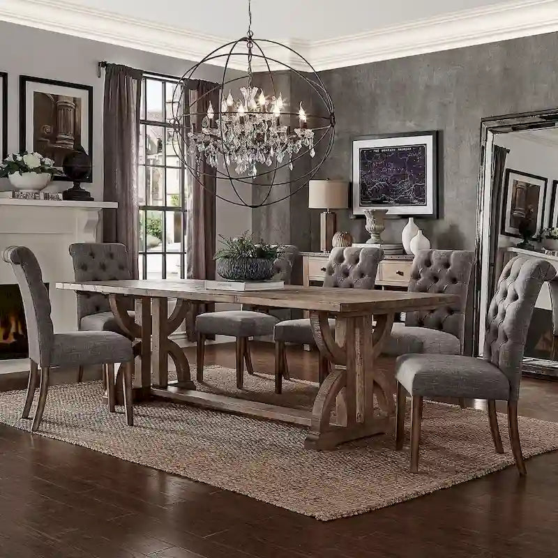Paloma Reclaimed Wood Rectangular Dining Set by iNSPIRE Q Artisan